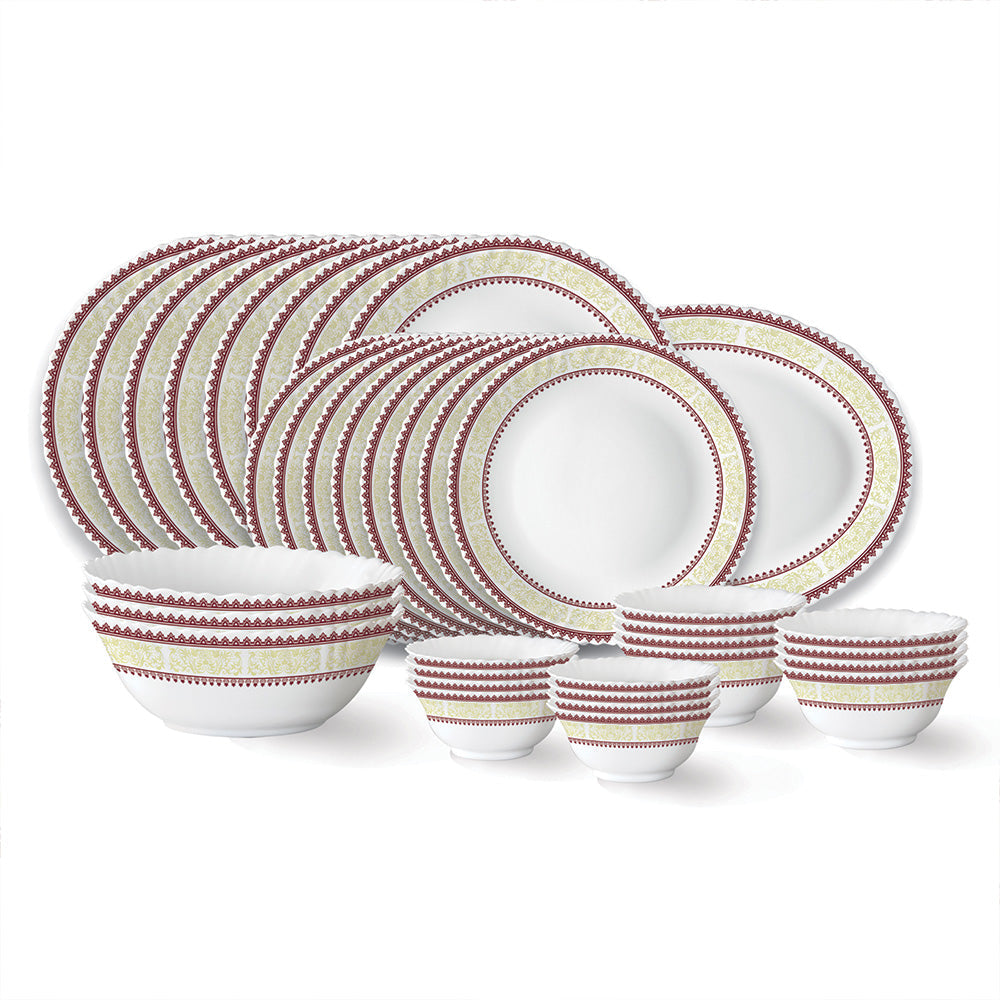 Larah by Borosil Elega Dinner Set, 6 pc