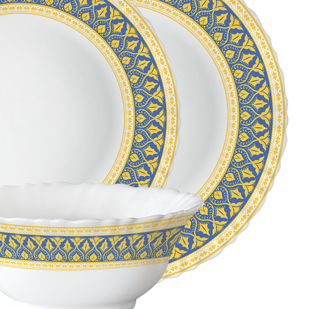 Larah by Borosil Regal Dinner Set, 27 pc