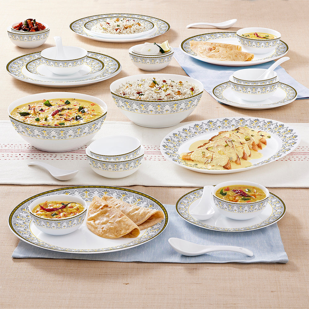 Larah by Borosil Vatika Dinner Set, 44 pc