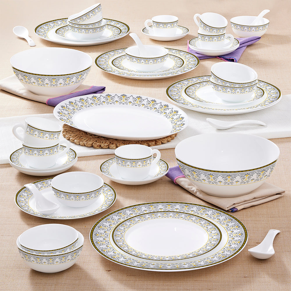 Larah by Borosil Vatika Dinner Set, 44 pc