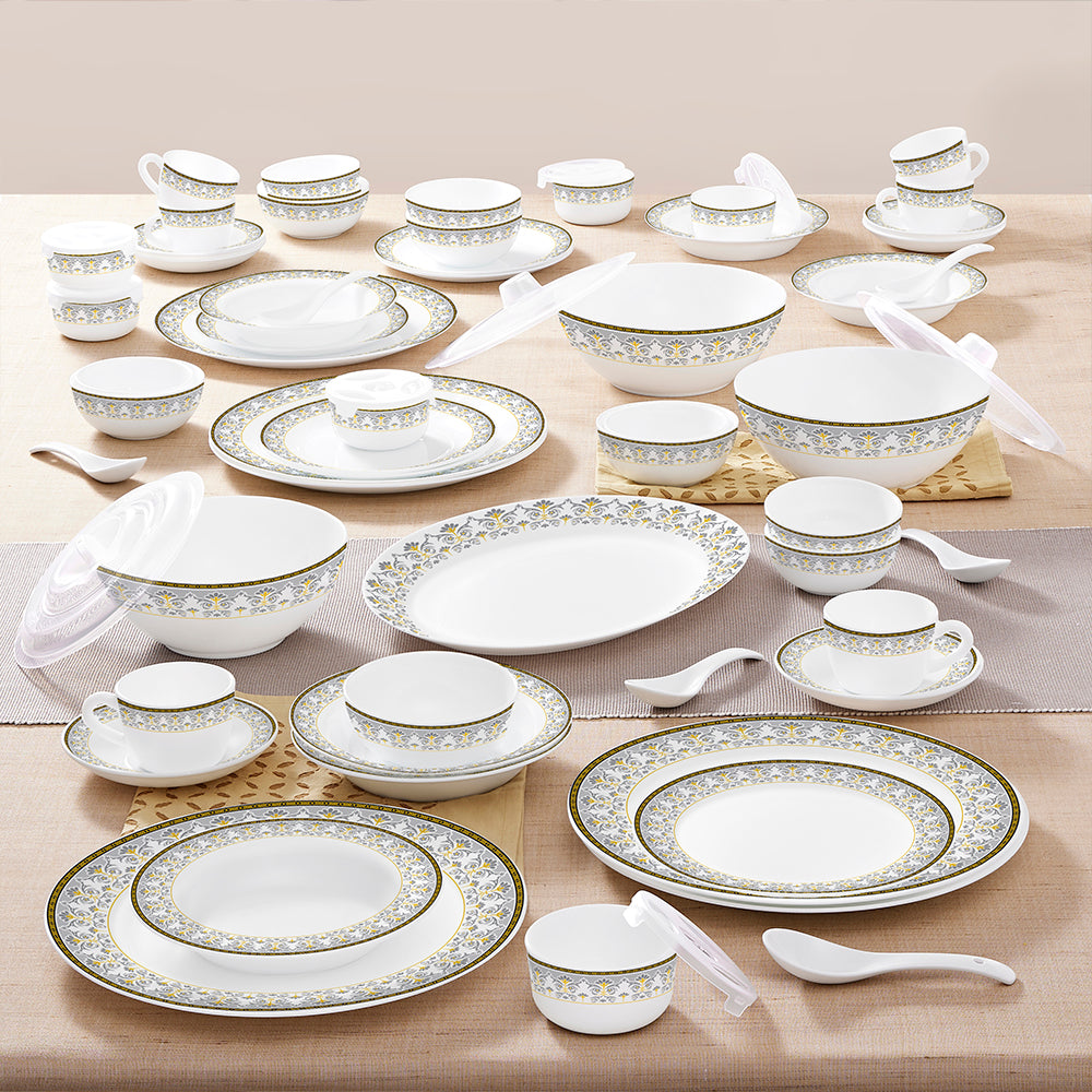 Larah by Borosil Vatika Dinner Set, 44 pc
