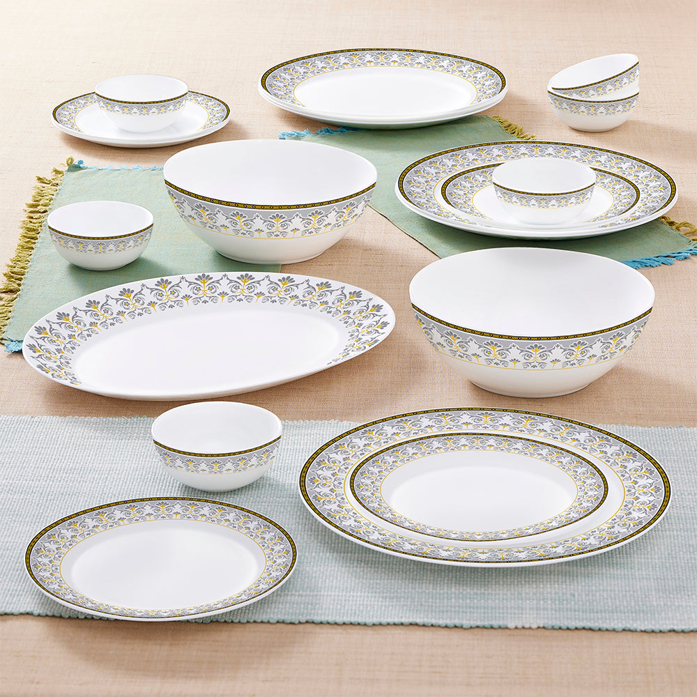 Larah by Borosil Vatika Dinner Set, 44 pc