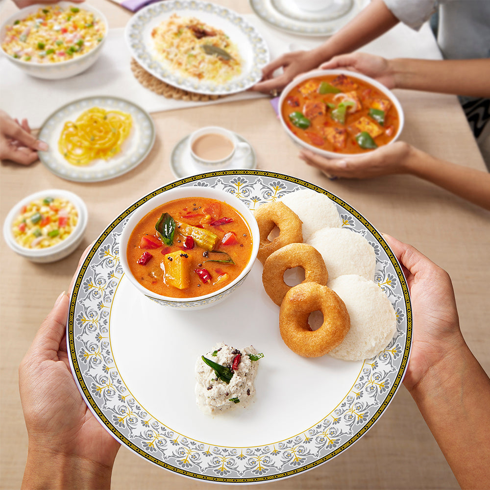 Larah by Borosil Vatika Dinner Set, 44 pc