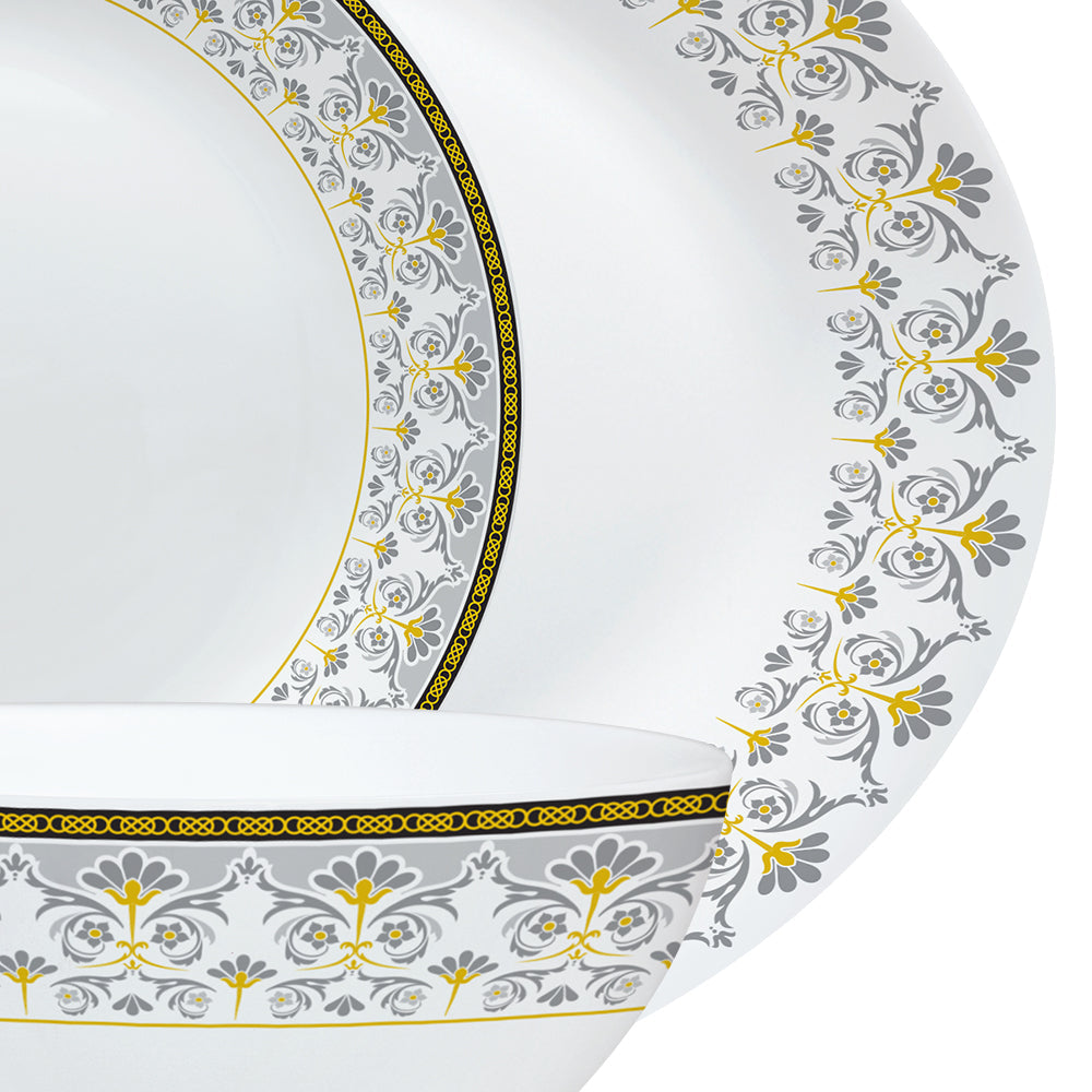 Larah by Borosil Vatika Dinner Set, 44 pc