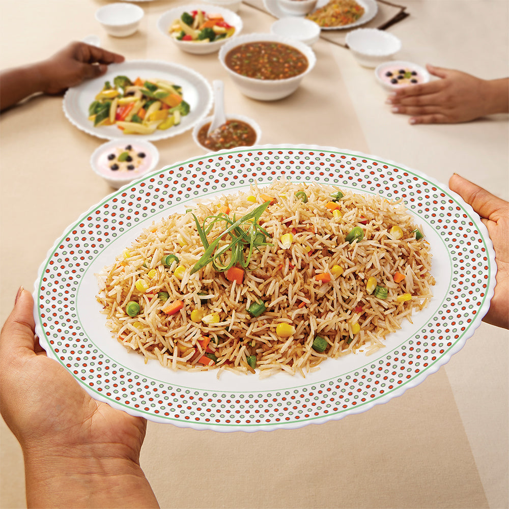 Larah by Borosil Waltz Dinner Set, 66 pc