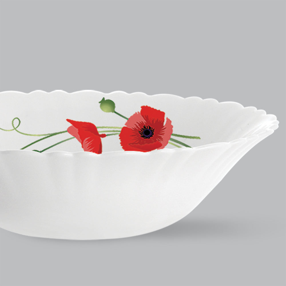 Red Carnation Multipurpose Bowl, 4 pc Set