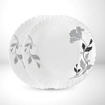 Larah by Borosil Millenia Noodle / Soup Plate Set