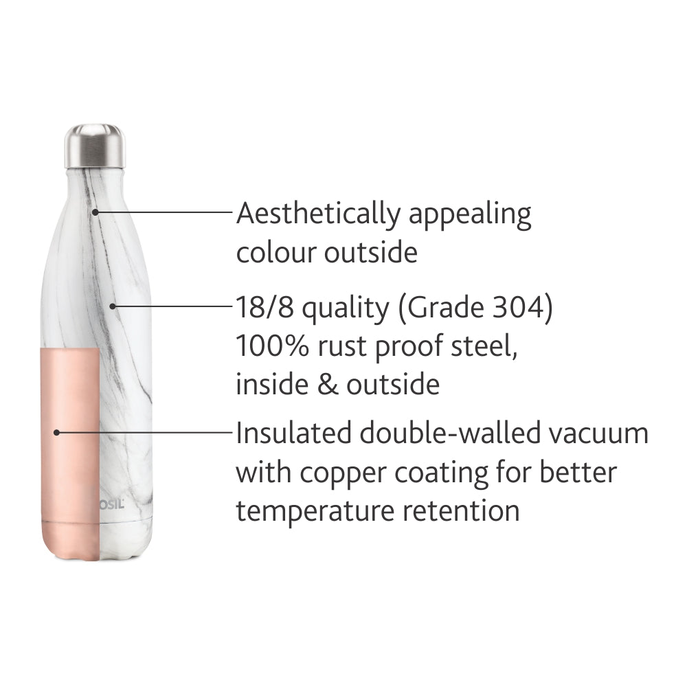 Borosil Bolt Marble, 500ml