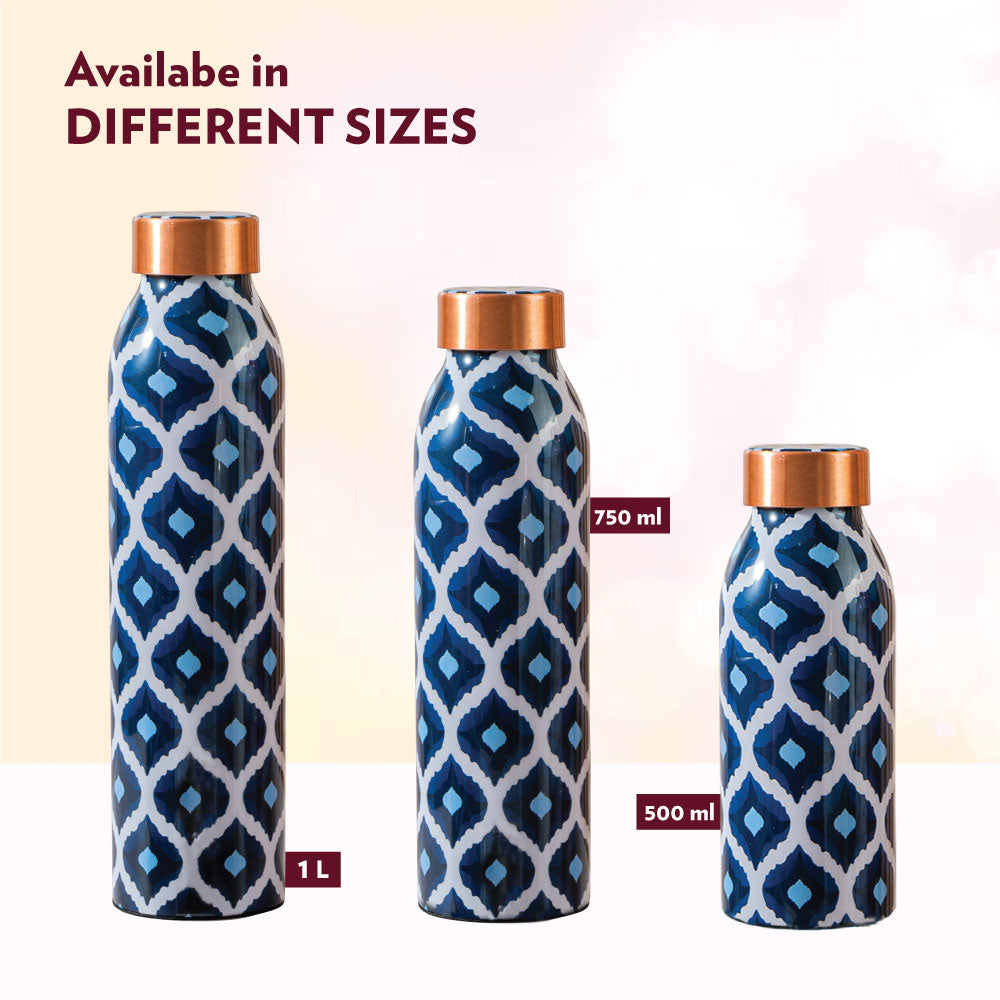 Borosil Aztec Copper Bottle, 500ml