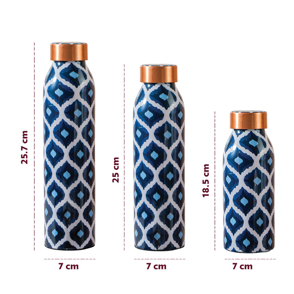 Borosil Aztec Copper Bottle, 500ml