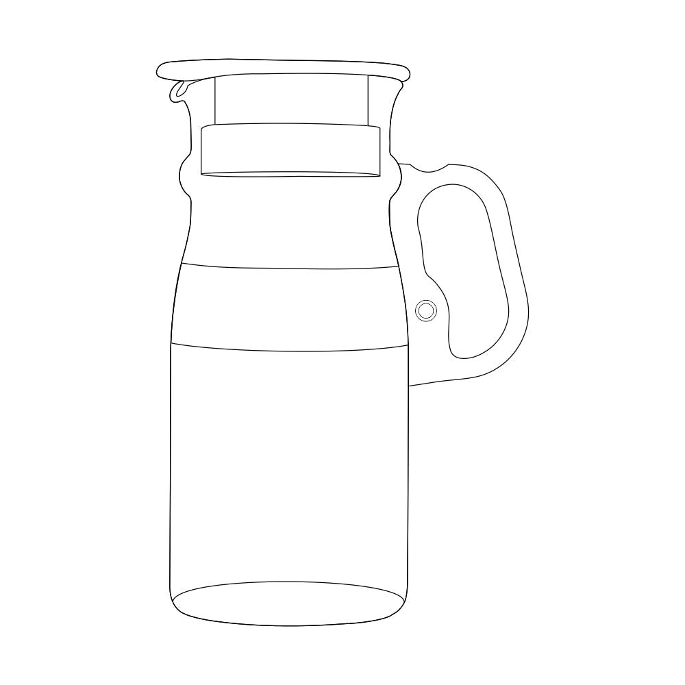 Borosil Marina Jug w plastic handle