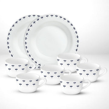 Larah by Borosil Fabula Snack Set w Cups