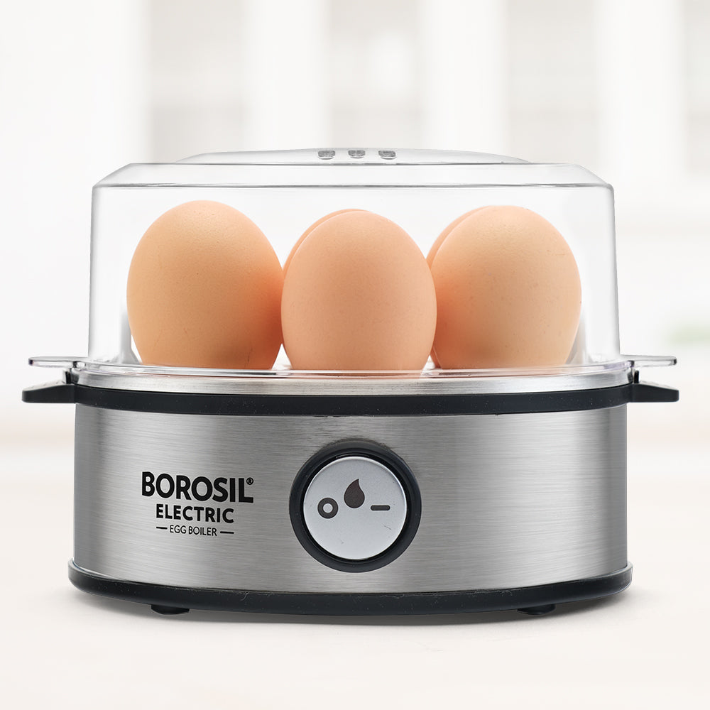 Egg Boiler Electric Automatic Off 7 Egg Poacher for Steaming, Cooking,  Boiling and Frying