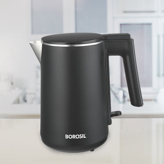 My Borosil Electric Kettles Cooltouch SS Electric Kettle, 1L