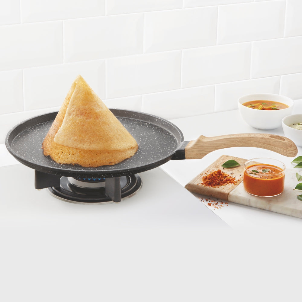 Vajra Non Stick Dosa Tawa Flat, Induction and Gas Stove Compatible