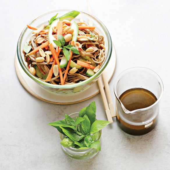 Thai Peanut Dressing with Soba Noodle Salad