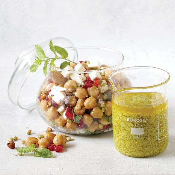 Tangy Raw Mango Dressing with Protein Power Salad