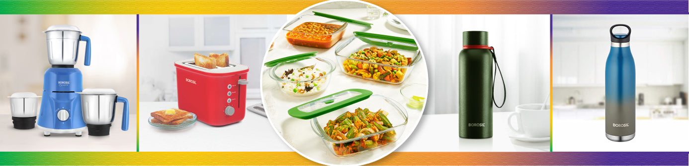 Holi hai! Make your kitchen colourful with our range of vibrant cookware!