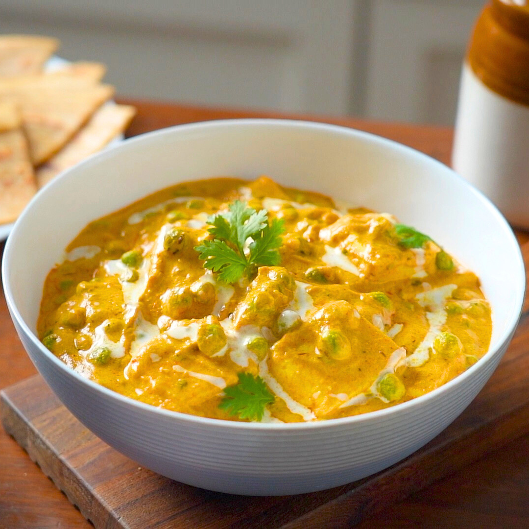 Matar Paneer Recipe Without Tomatoes