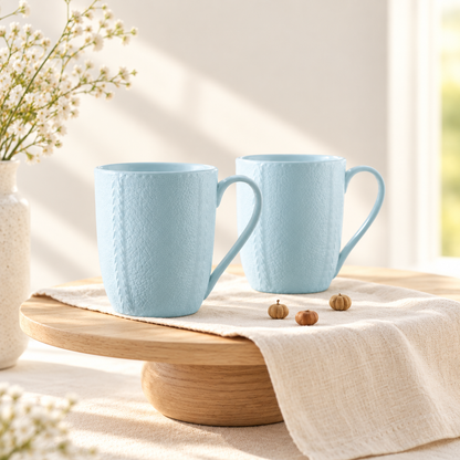 Elva Porcelia Mug Set, Sky