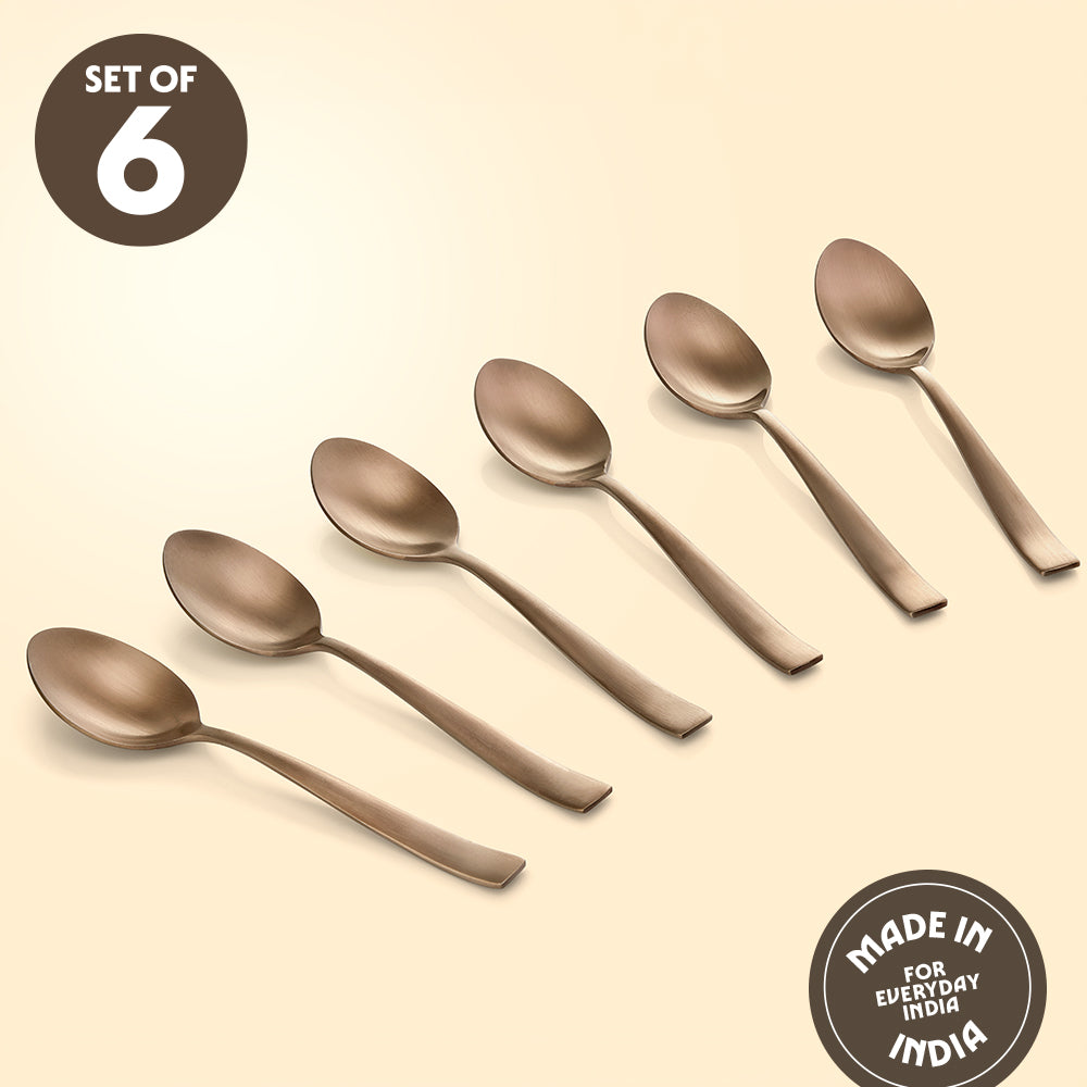 Amber Dessert Spoon Set of 6