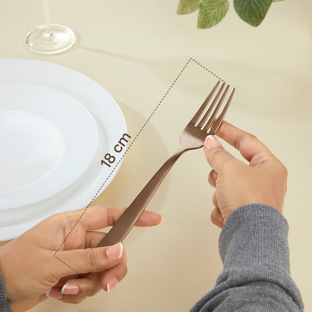 Amber Dinner Fork Set