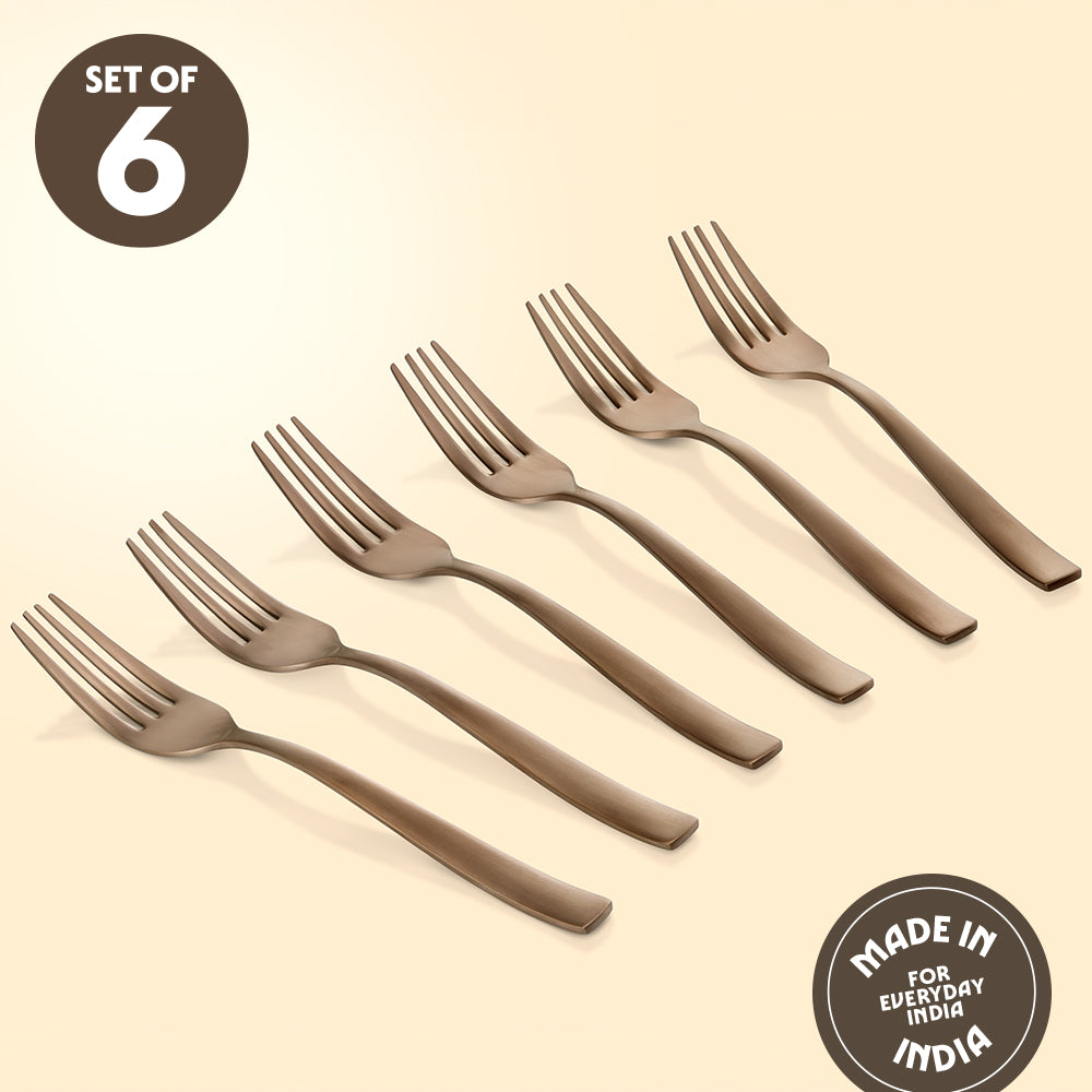 Amber Dinner Fork Set of 6