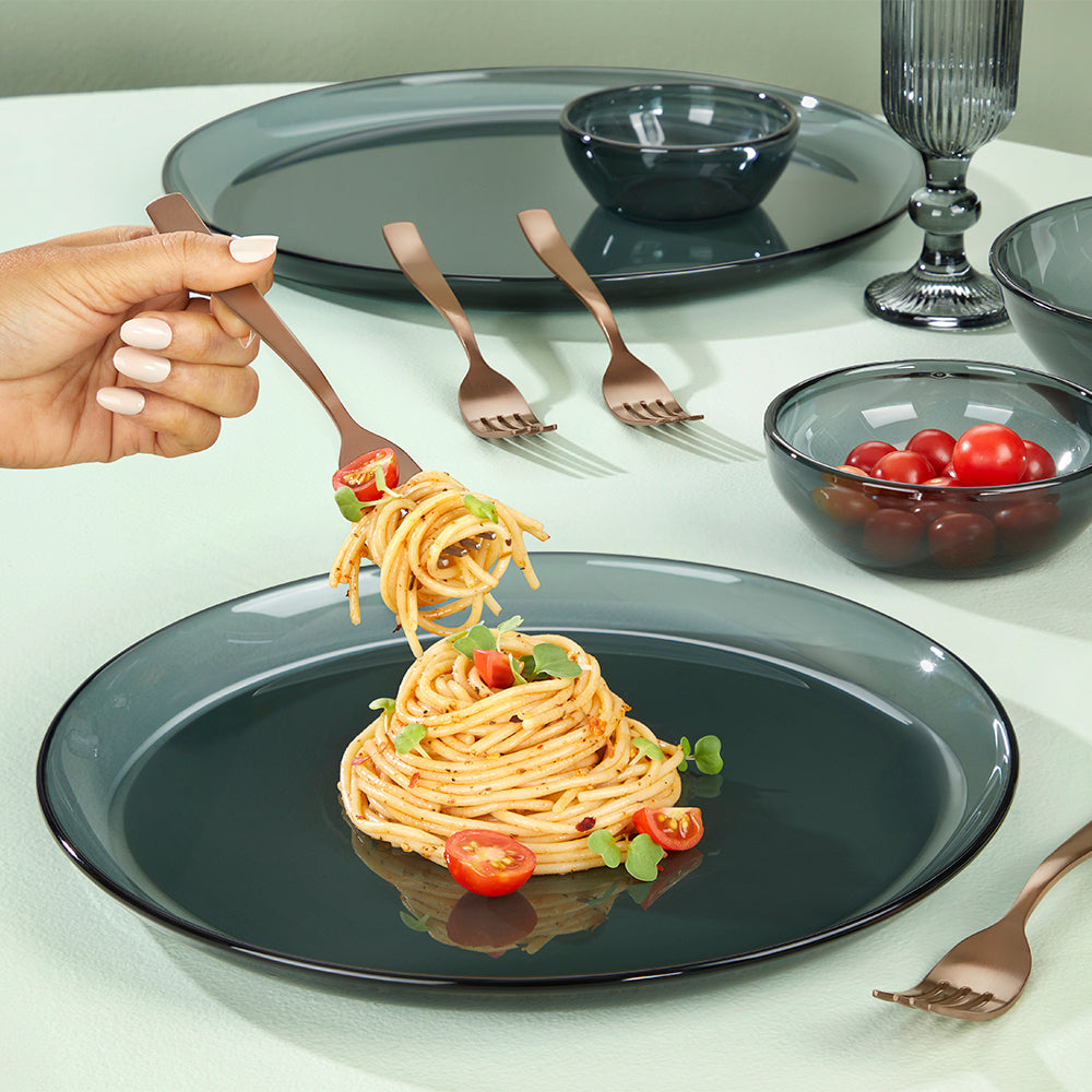 Amber Dinner Fork Set