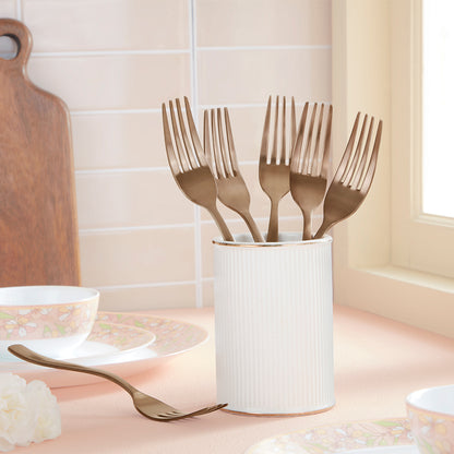 Amber Dinner Fork Set