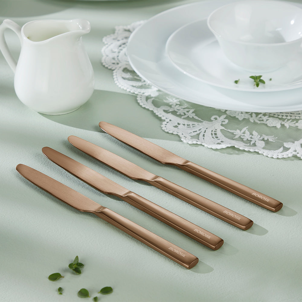 Amber Dinner Knife Set