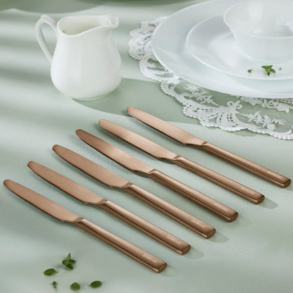 Amber Dinner Knife Set
