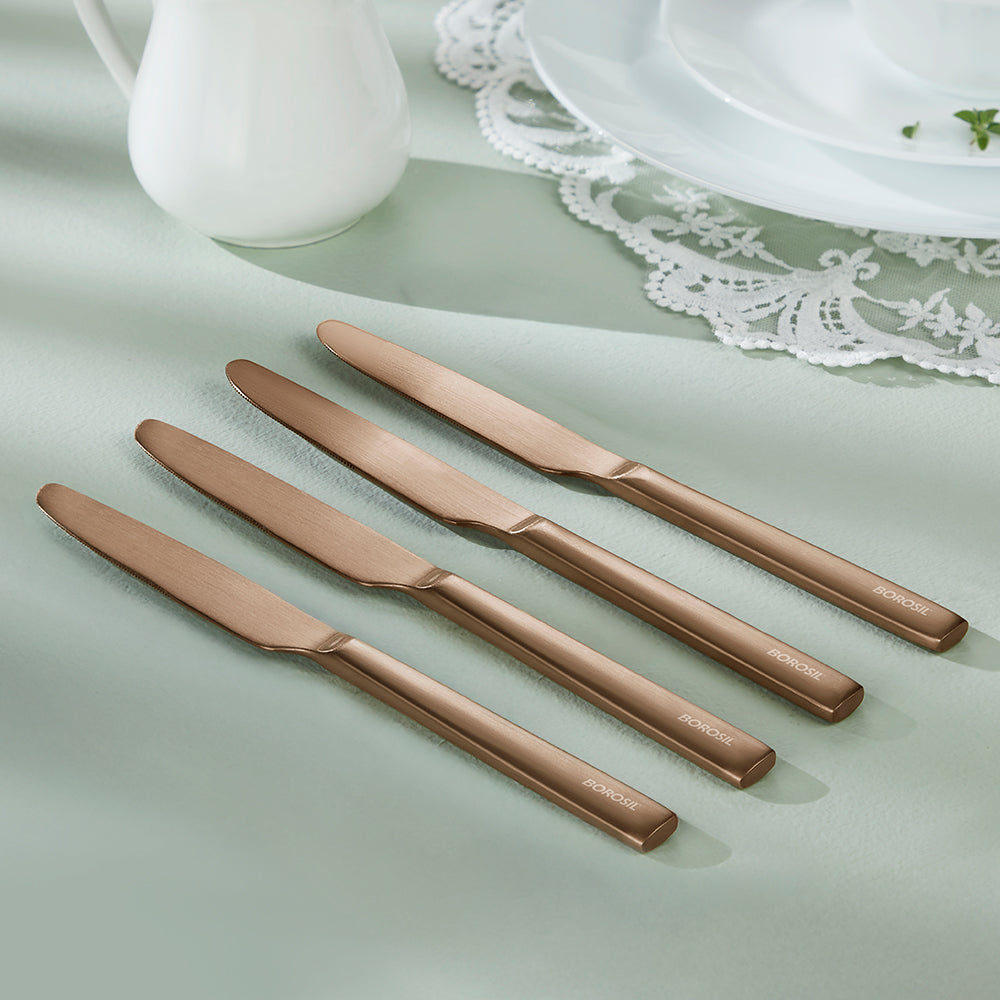 Amber Dinner Knife Set