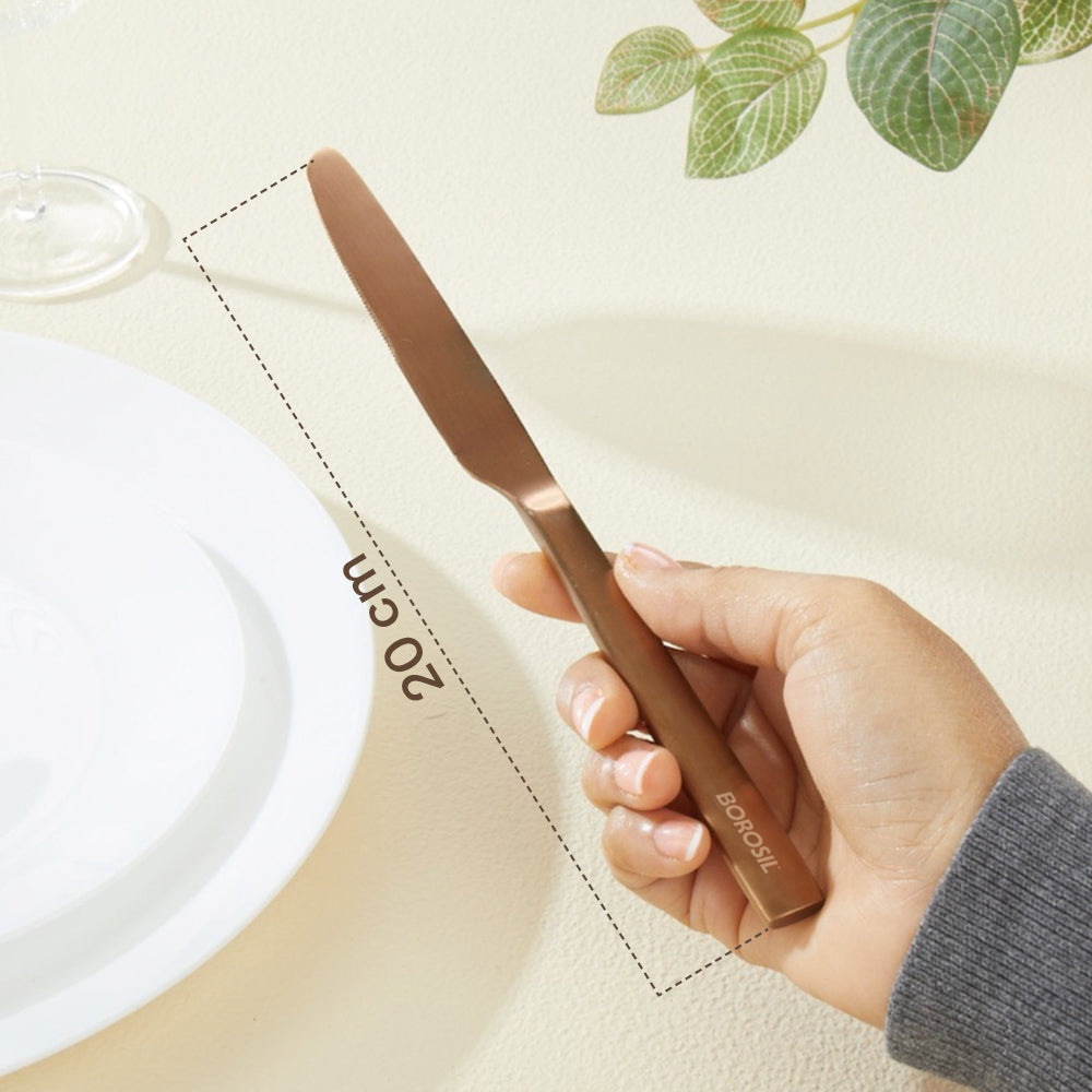 Amber Dinner Knife Set