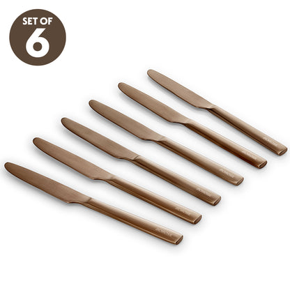 Amber Dinner Knife Set