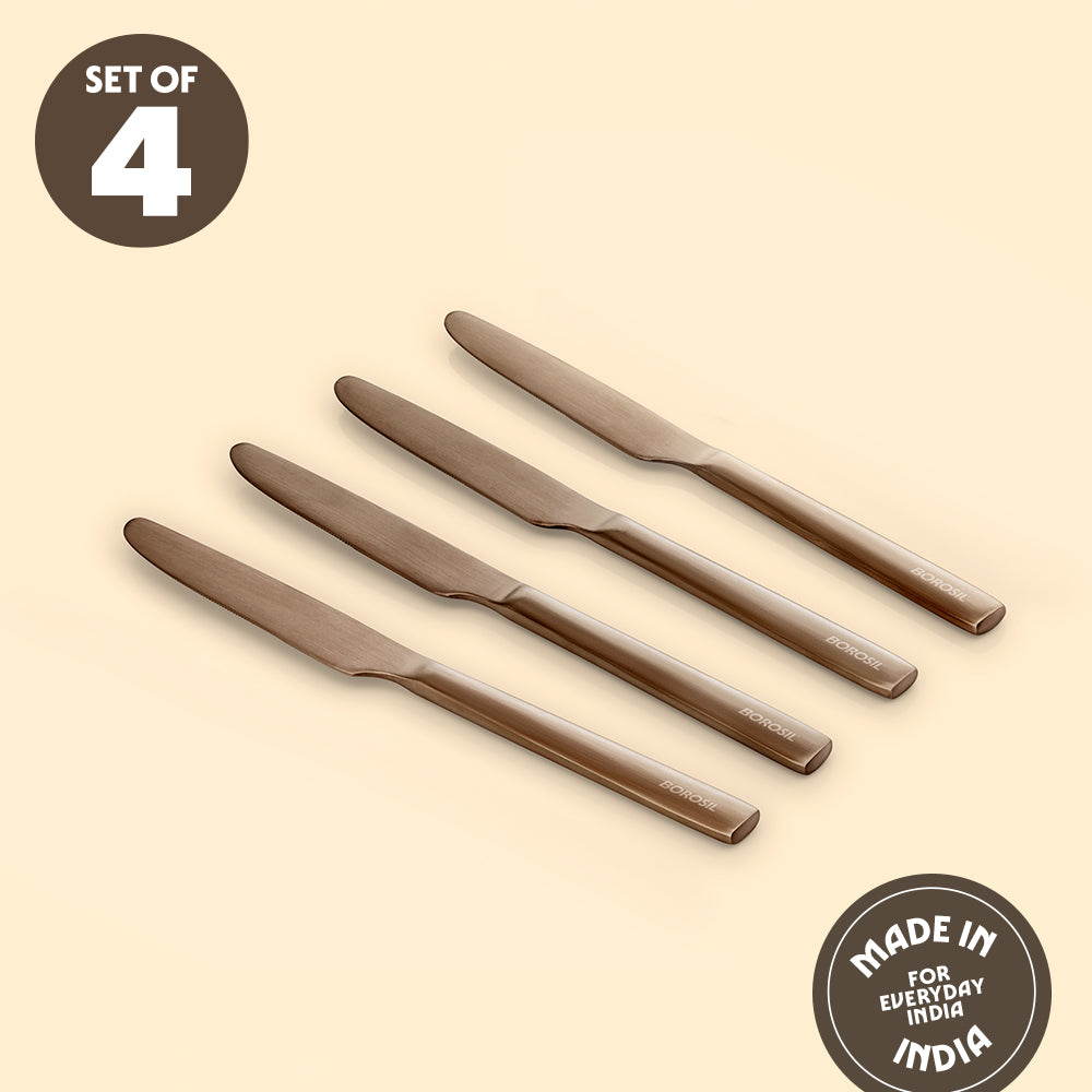 Amber Dinner Knife Set