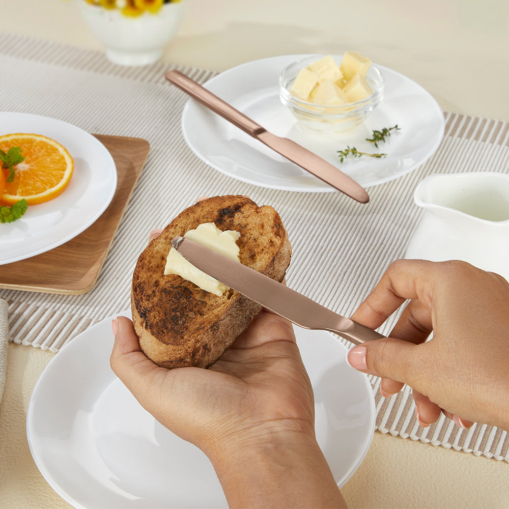 Amber Dinner Knife Set