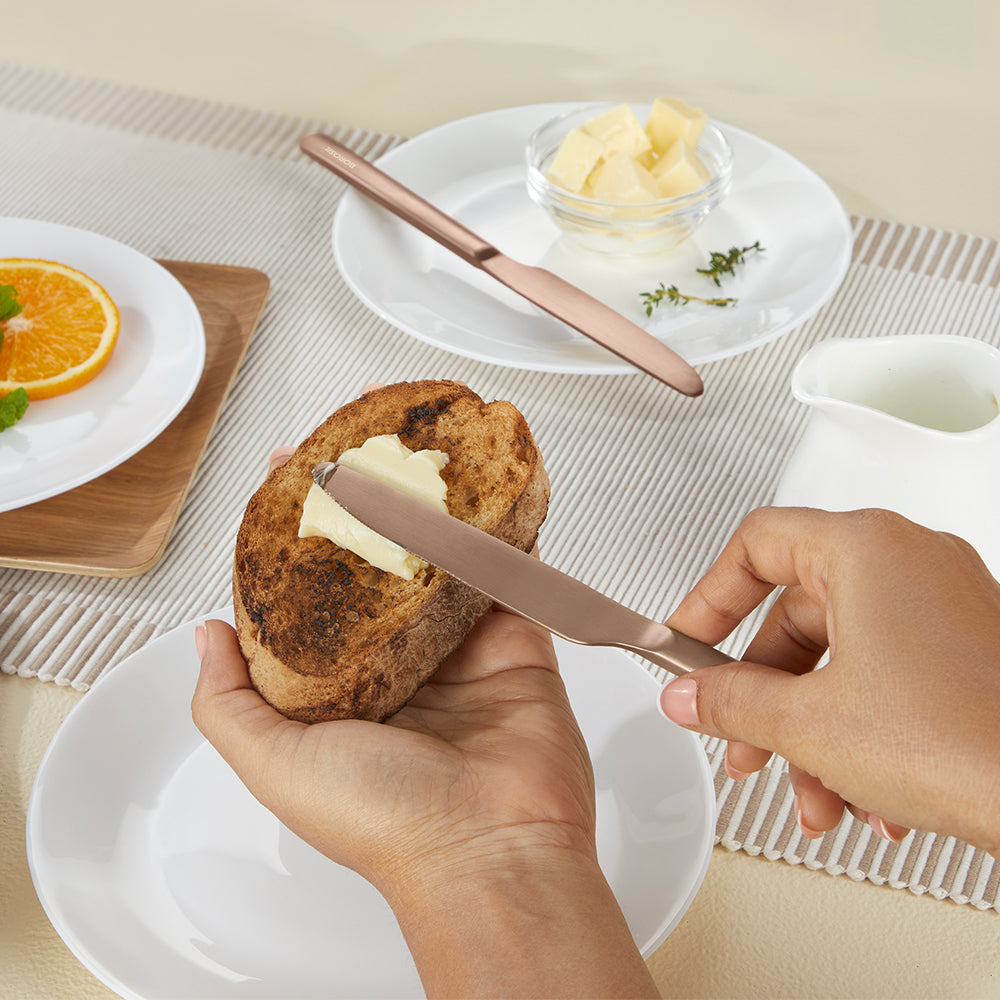 Amber Dinner Knife Set