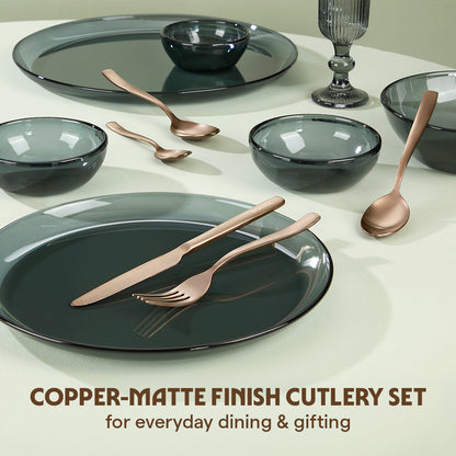 Amber Dinner Knife Set