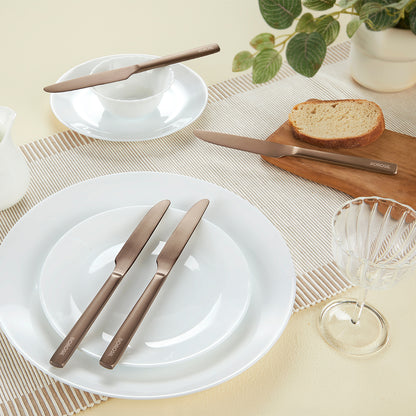 Amber Dinner Knife Set