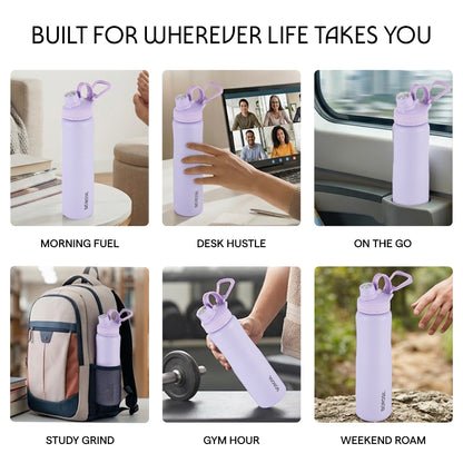 Active Vaccum Insulated Bottle, Lavender