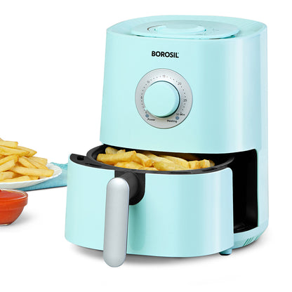 Smart Electric Air Fryer – Blue | Healthy Oil-Free Cooking