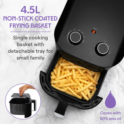 Best 4.5L 4-in-1 Air Fryer, Black