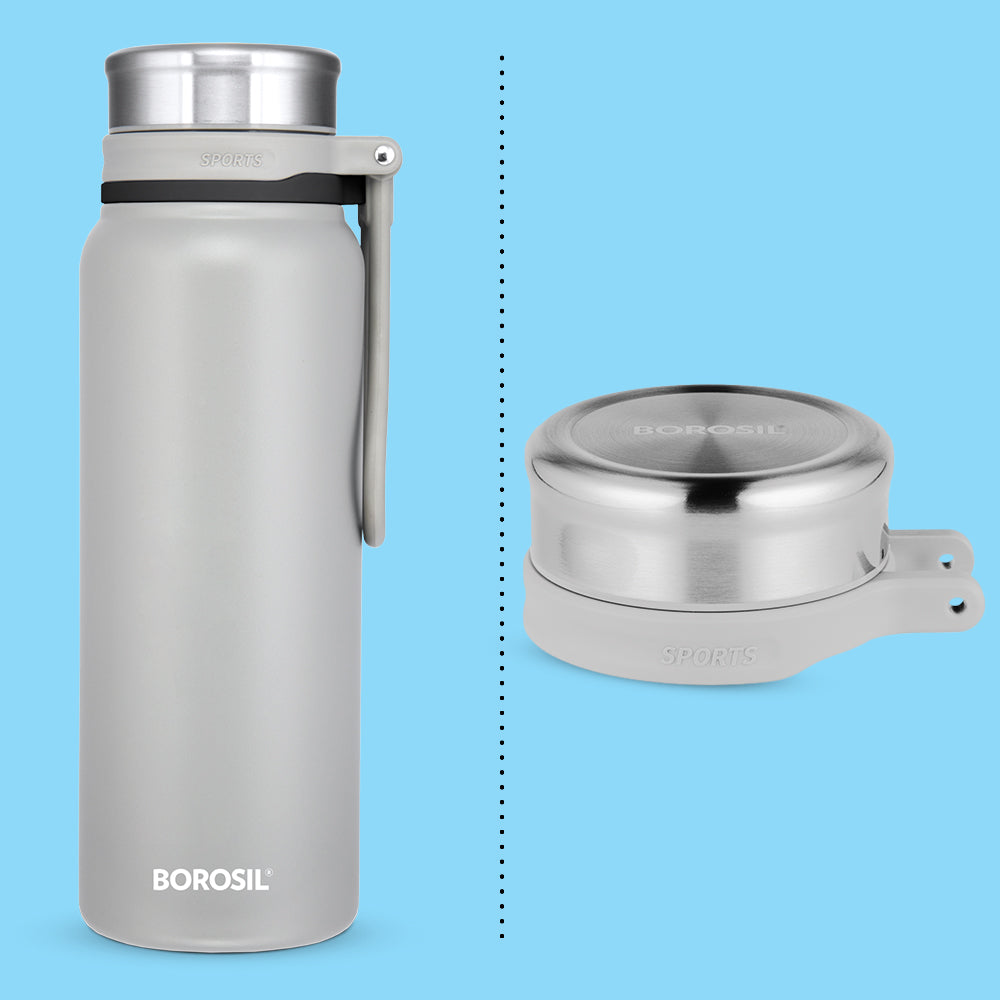 Spare Lid For Aquafit, 830ml, Grey