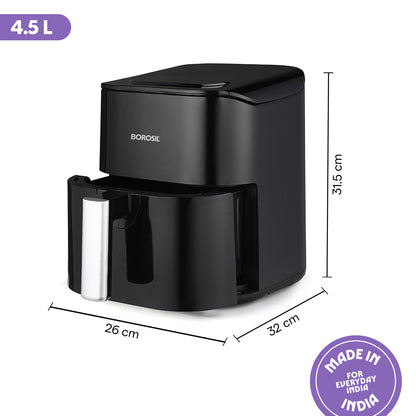 Best Digi 4.5L Air Fryer, Black