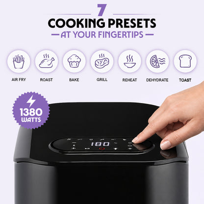 Best Digi 4.5L Air Fryer, Black