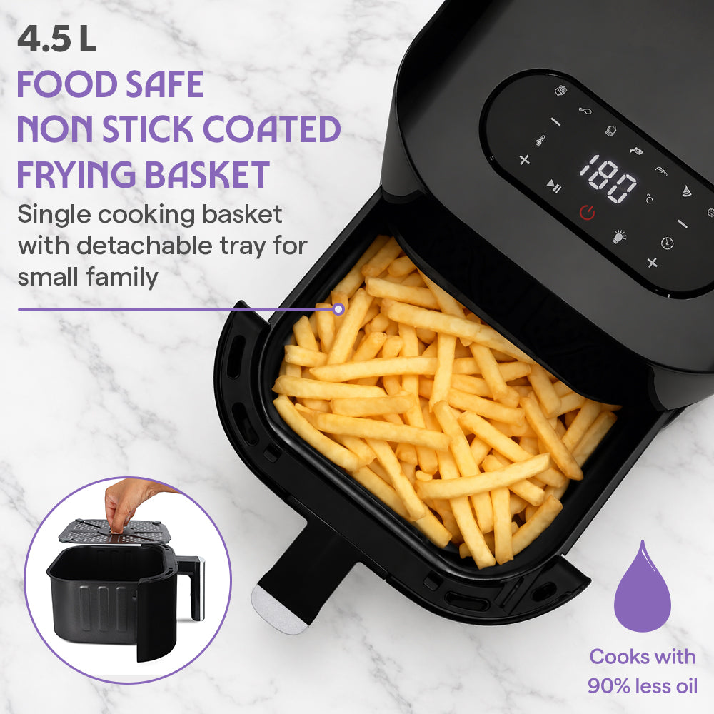 Best Digi 4.5L Air Fryer, Black