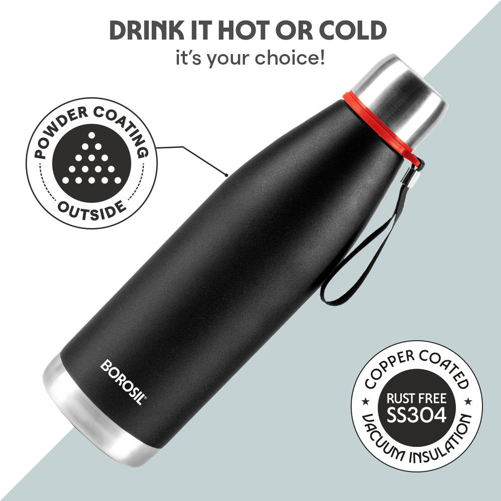 Altis Vacuum Insualted Bottle, Black