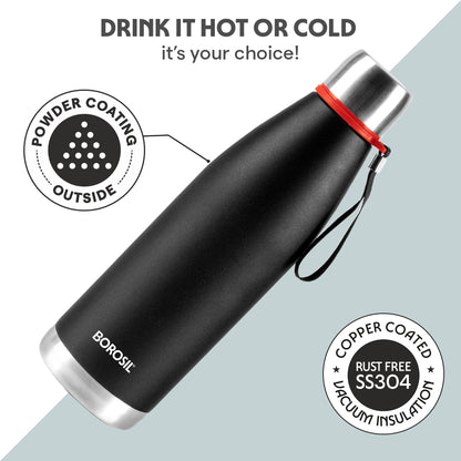 Altis Vacuum Insualted Bottle, Black