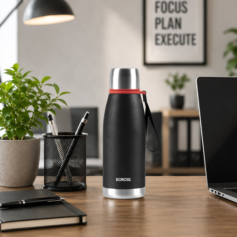 Altis Vacuum Insualted Bottle, Black