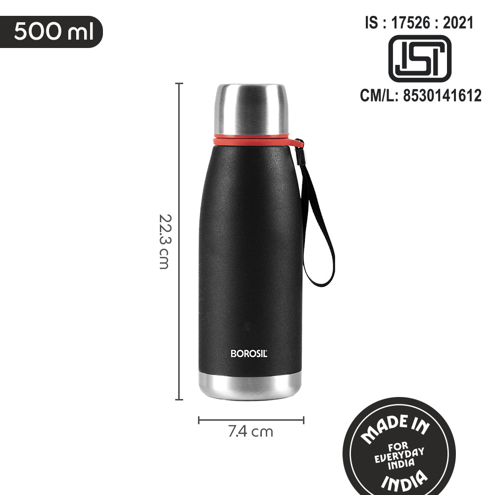 Altis Vacuum Insualted Bottle, Black